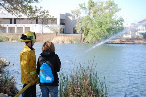 2006 STEM Conference with fire hose